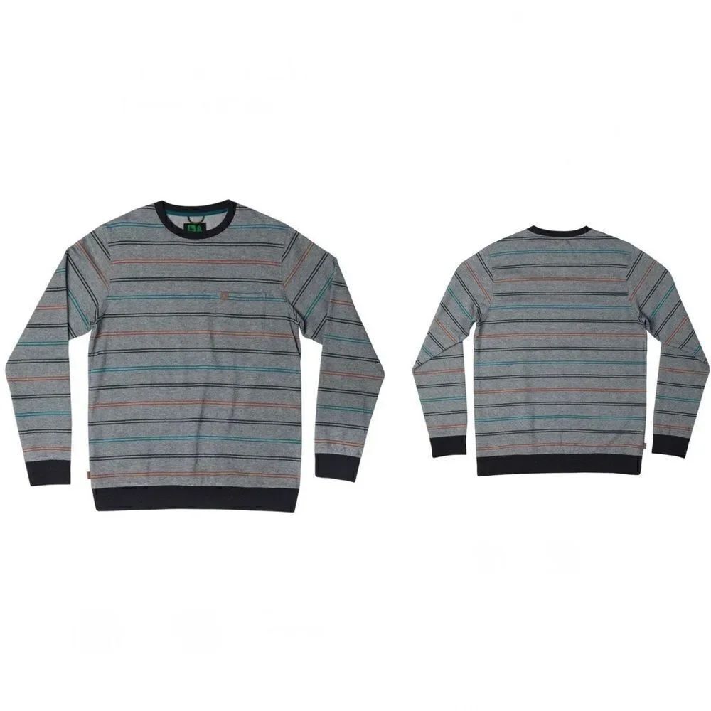 HIPPYTREE Avalon Striped Crew Sweater-M
